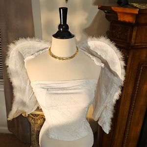 White Angel Wing Costume Top